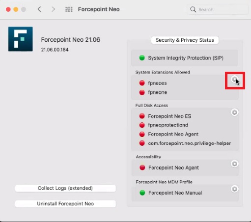 Install Neo Agent Using Forcepoint Cloud Security Gateway On MacOS